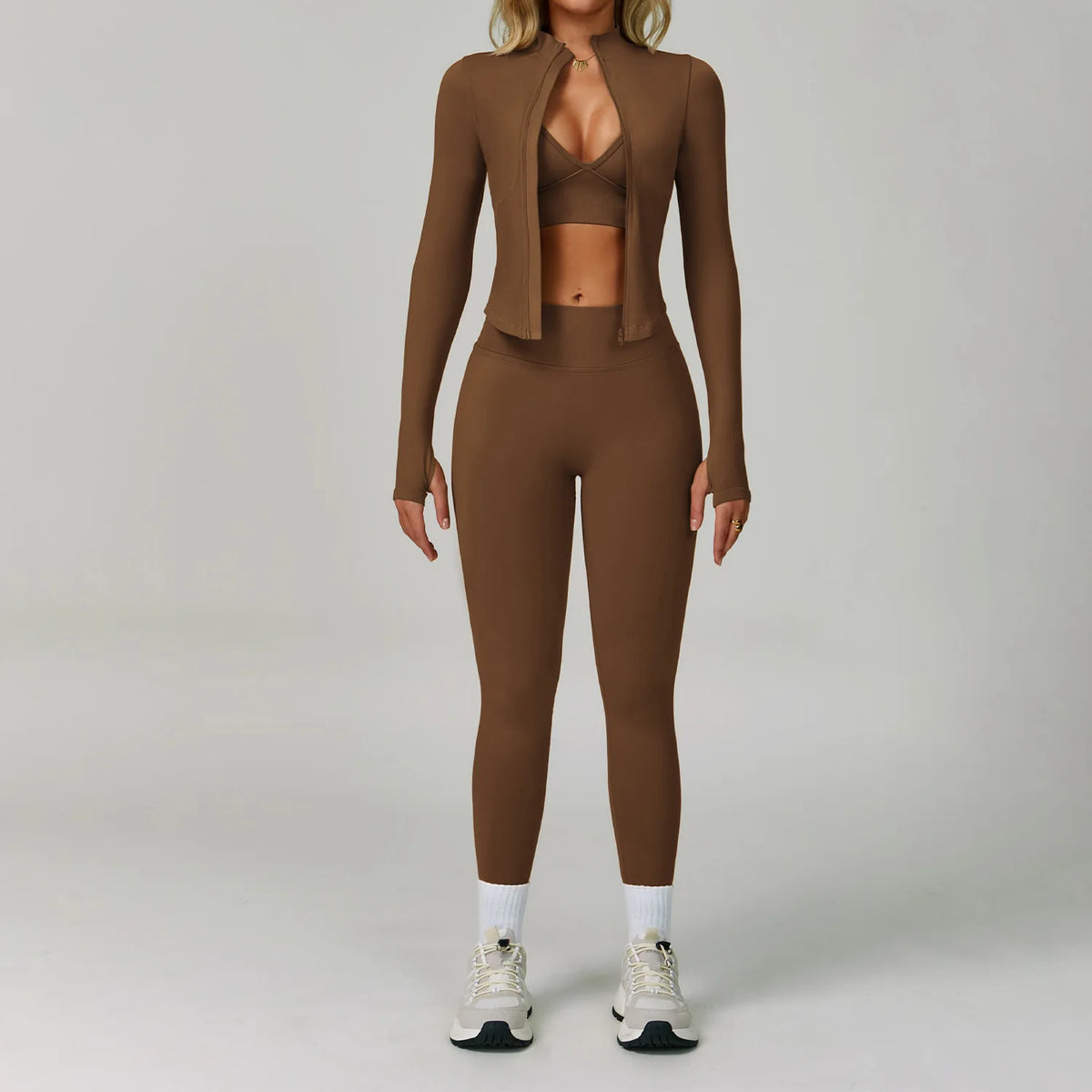 Women's Bra And Leggings Yoga Set For Workout Outfits