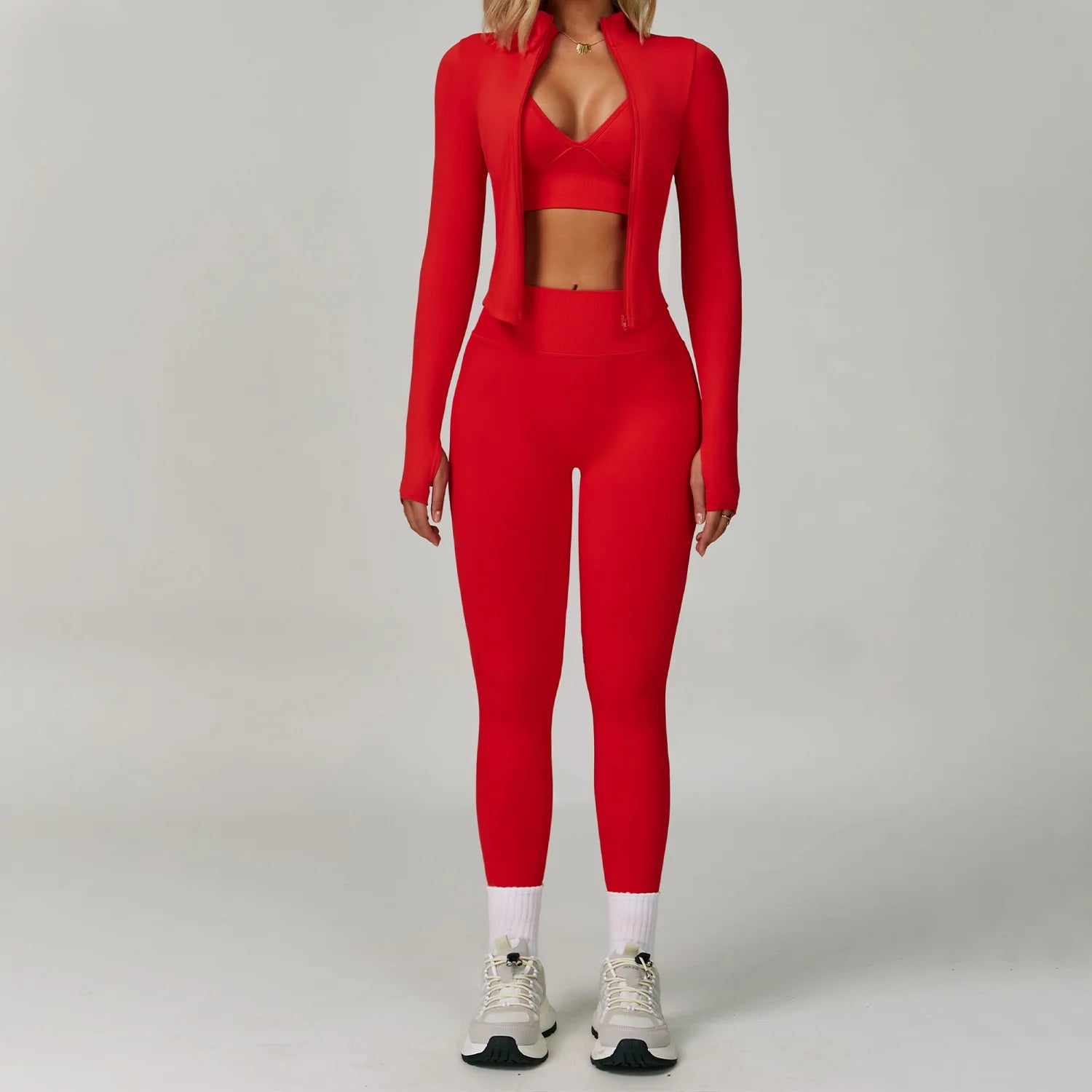 Women's Bra And Leggings Yoga Set For Workout Outfits