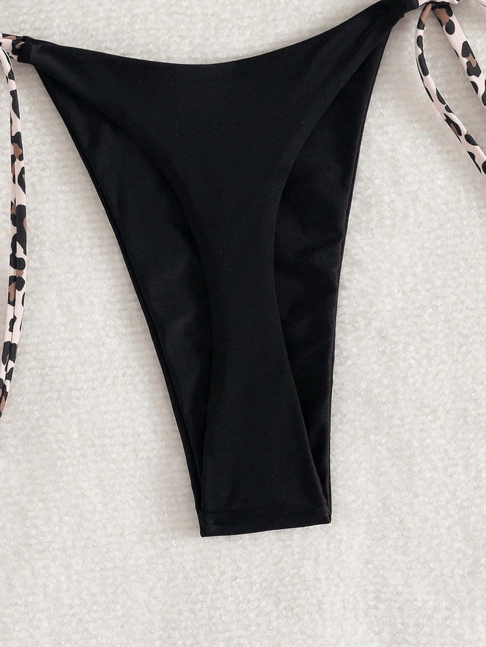 Halter Lace-Up Bikini
