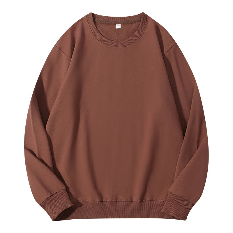Long Sleeve Casual Pullover Sweatshirt with Original Style Options