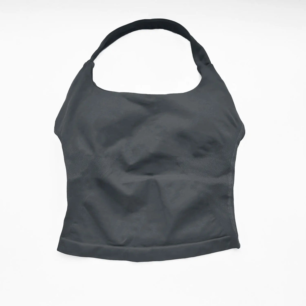 Women's Halter Neck Longline Fitted Tank Top For Workout Outfits