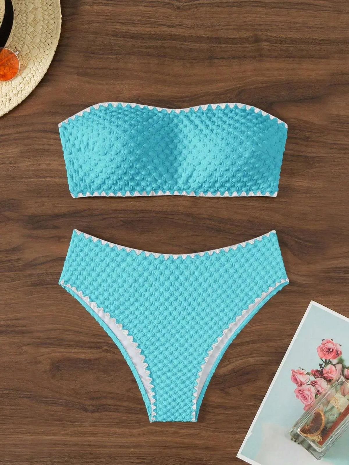 White Bandeau Bikini