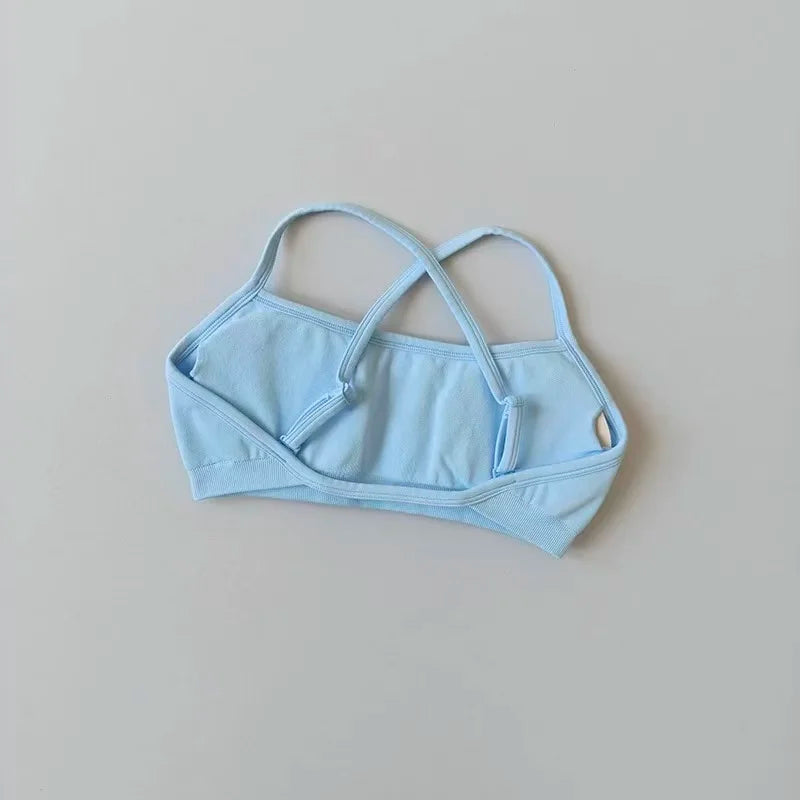 Women's Thin Strap Cross Back Sports Bra
