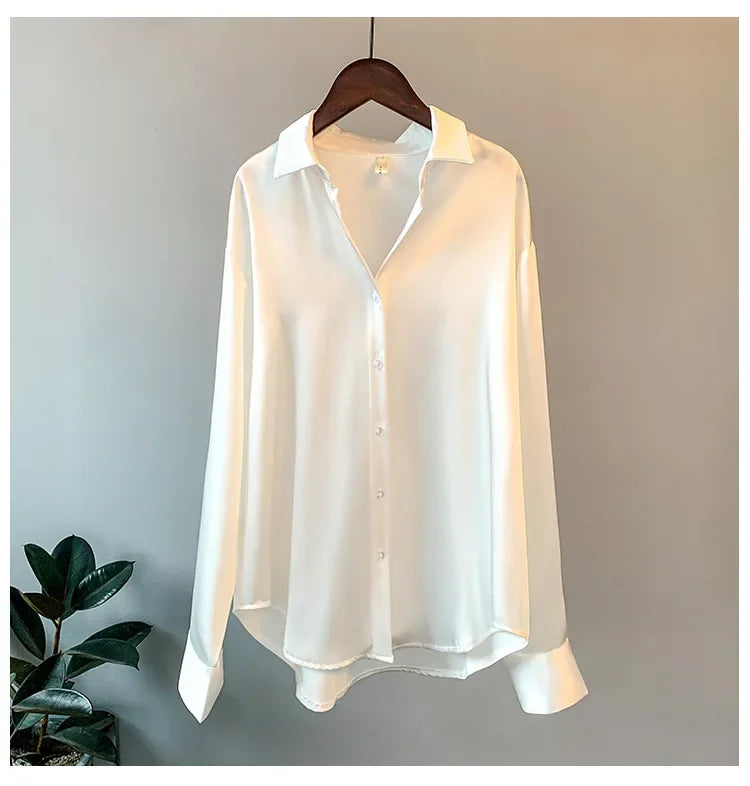 Women's Collared Long Sleeve Shirt
