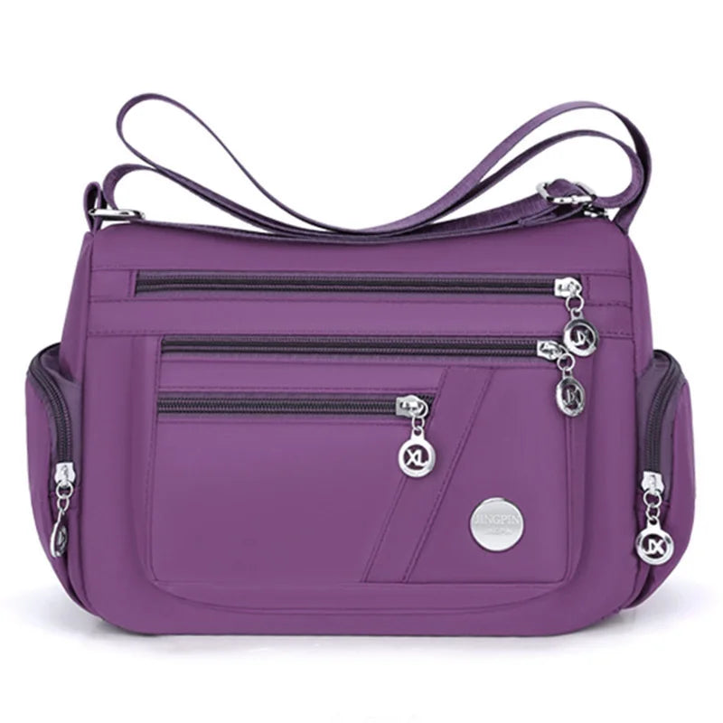 Multi Pocket Crossbody Bag with Adjustable Shoulder Strap