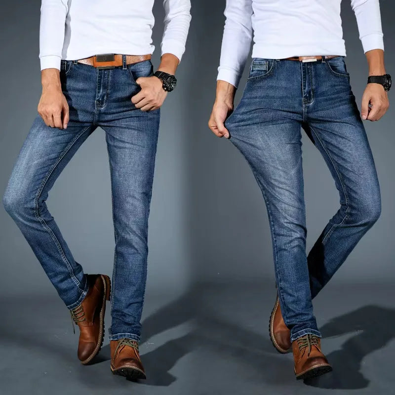 Men's Slim Fit Denim Jeans for Casual Everyday Wear