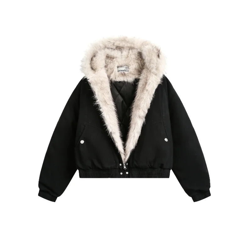 Rabbit Ear Long Sleeve Full Zip Casual Hoodie