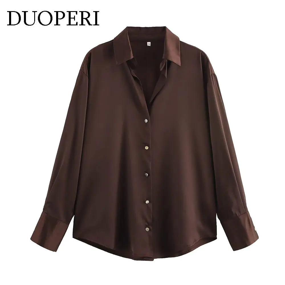 Women's Collared Long Sleeve Shirt