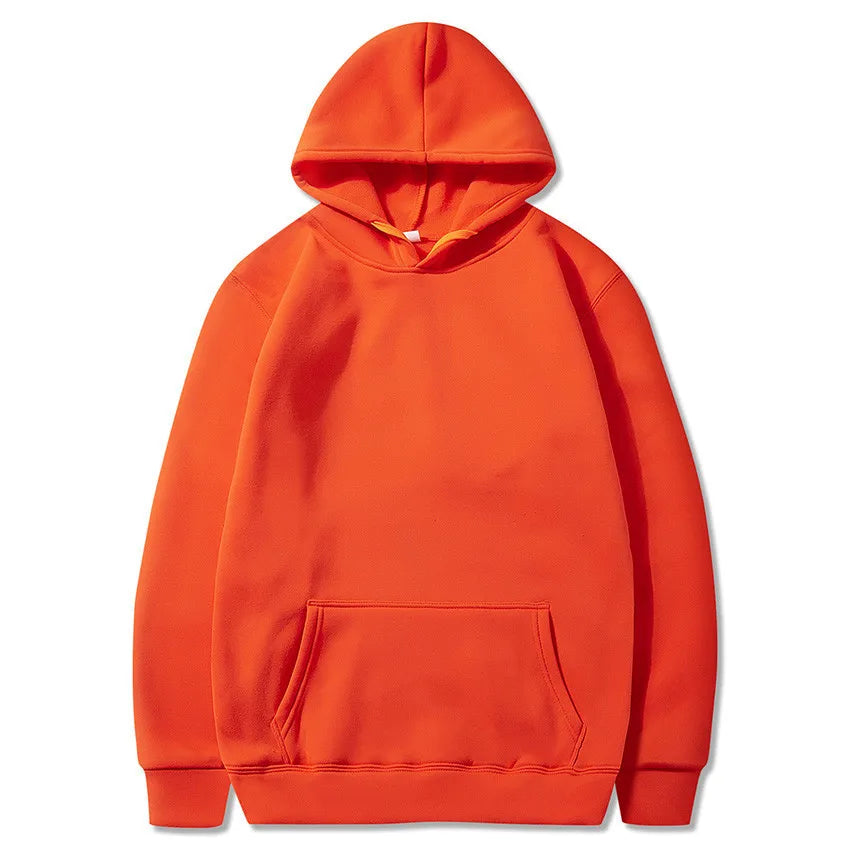 Long Sleeve Casual Hooded Sweatshirt with Relaxed Streetwear Styling