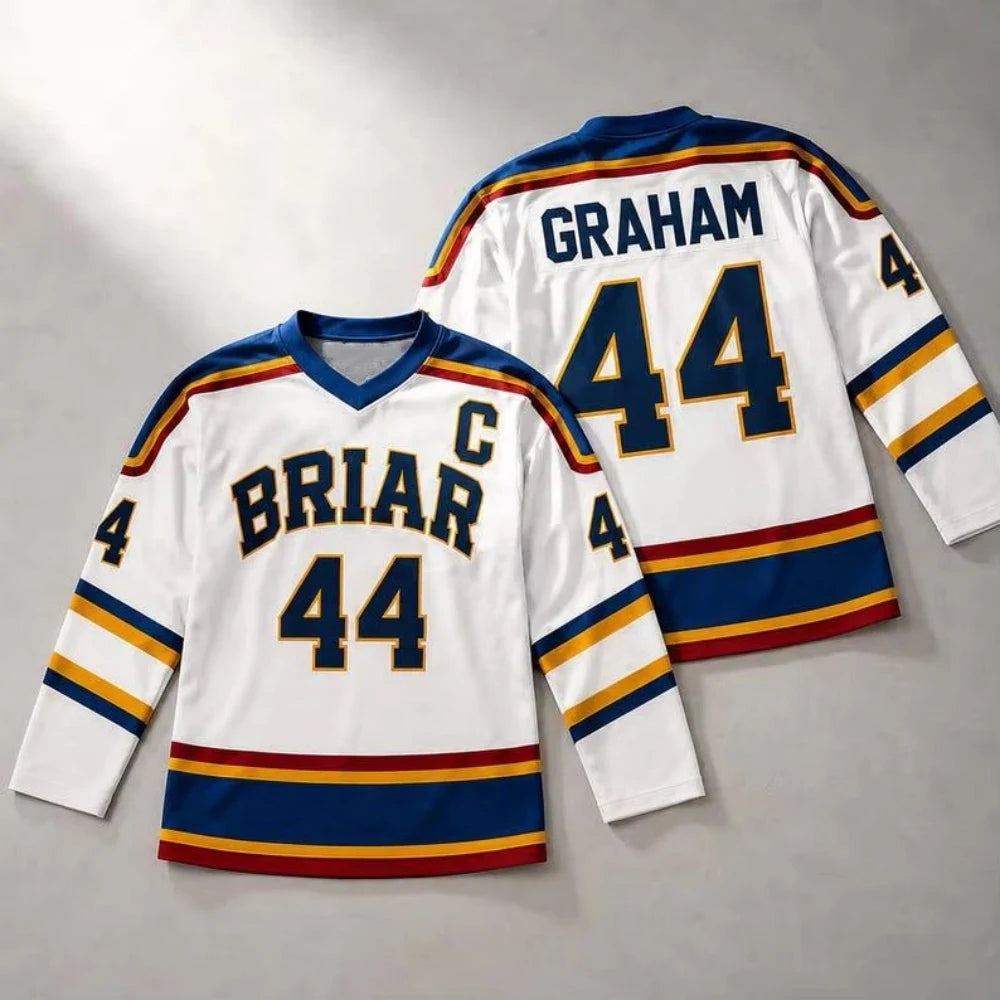 Briar University Number Graphic Long Sleeve Jersey For Sports Outfits