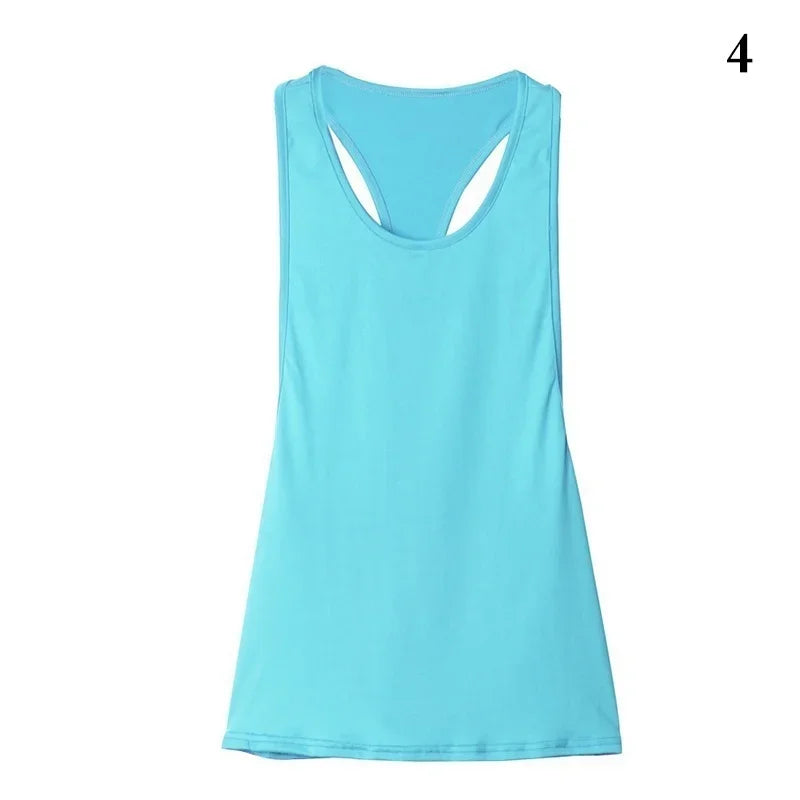 Women's Loose Racerback Sleeveless Sports Tank Top For Workout Outfits