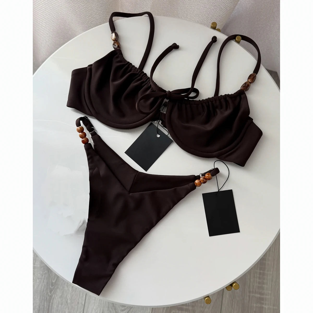 Polka Dot Triangle Bikini