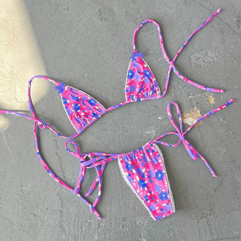 Printed Micro Bikini