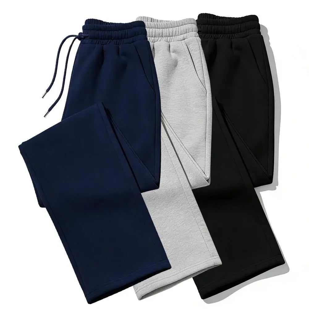 Men's Elastic Waist Loose Fit Casual Pants For Everyday Wear