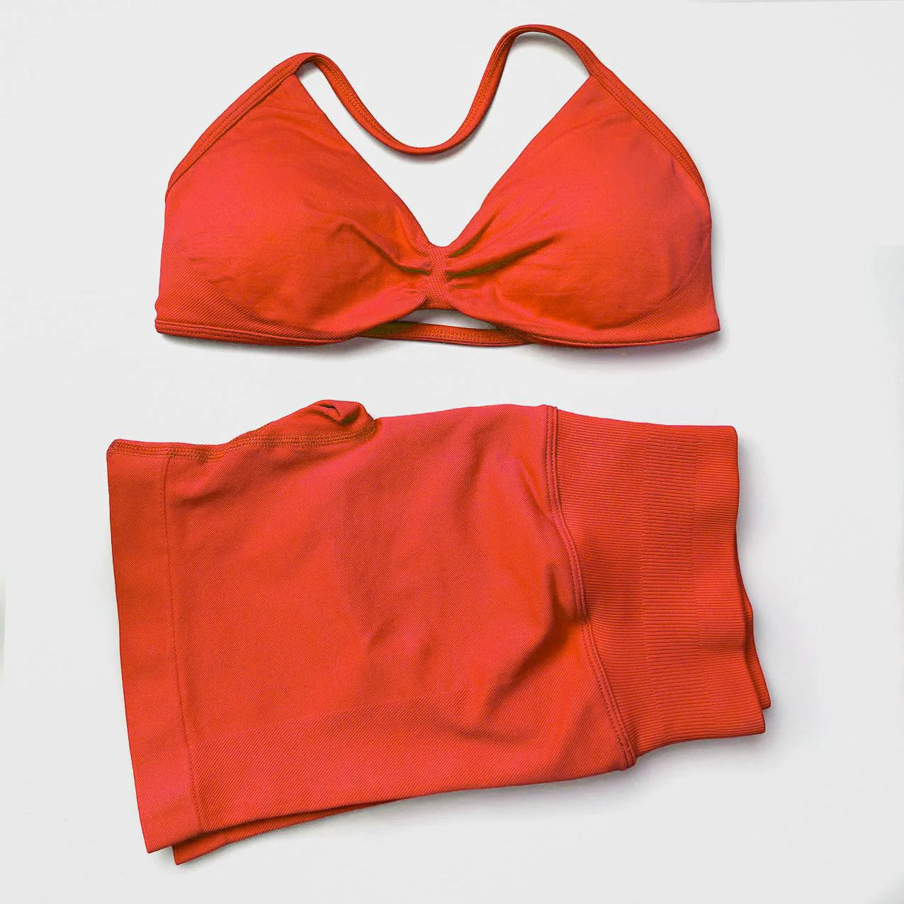 Women's Halter Bra And Variable Bottoms Yoga Set