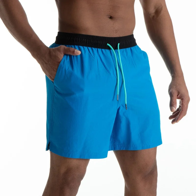 Men's Swimsuit Bottoms in Solid Swim Brief Style for Beach and Pool Wear