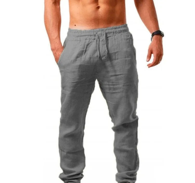 Men's Elastic Waist Casual Pants For Everyday Wear