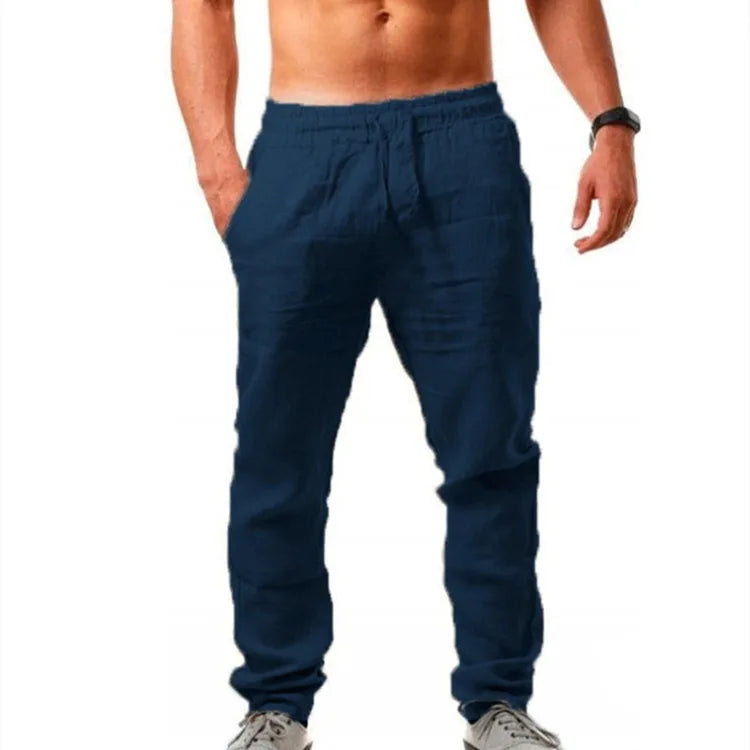 Men's Elastic Waist Casual Pants For Everyday Wear