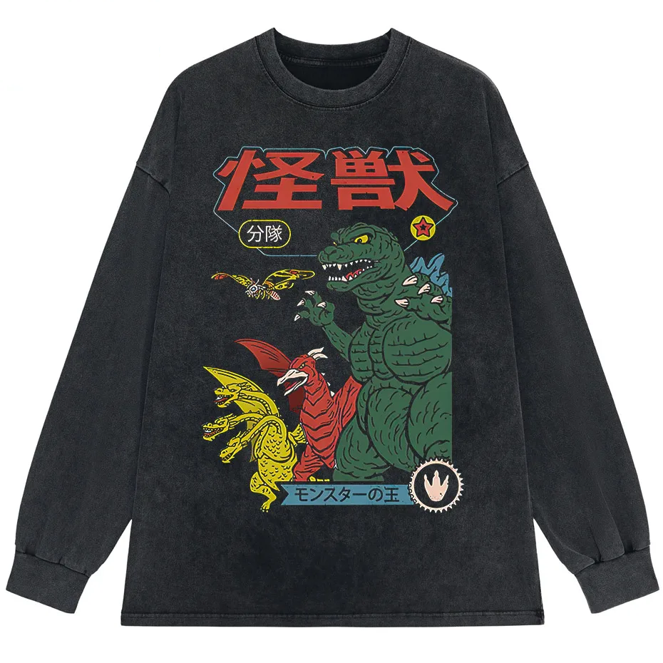 Japanese Anime Print T-Shirt Men Short Sleeve Casual Tee