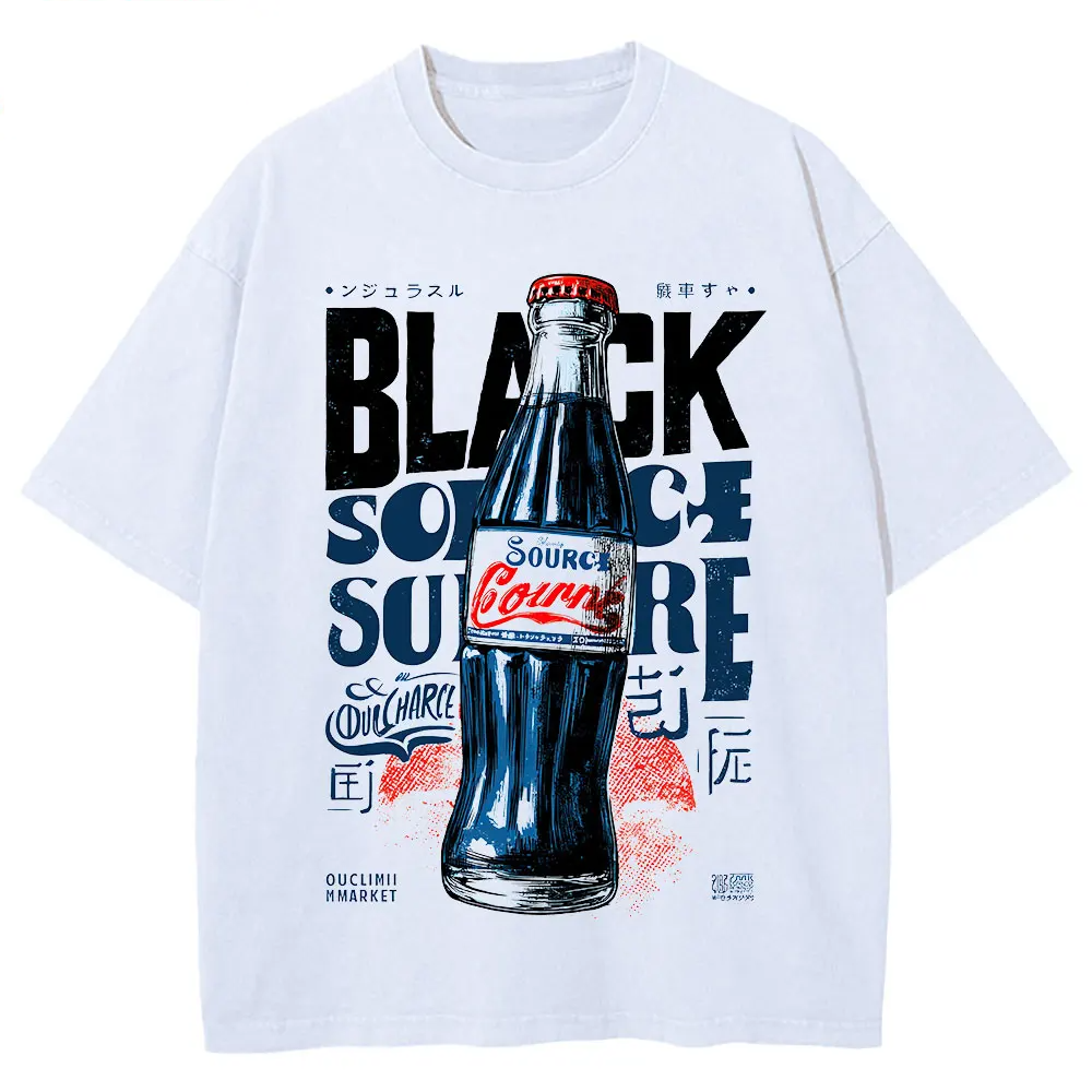 Anime Graphic T-Shirt 100% Cotton Harajuku Unisex Short Sleeve Tee