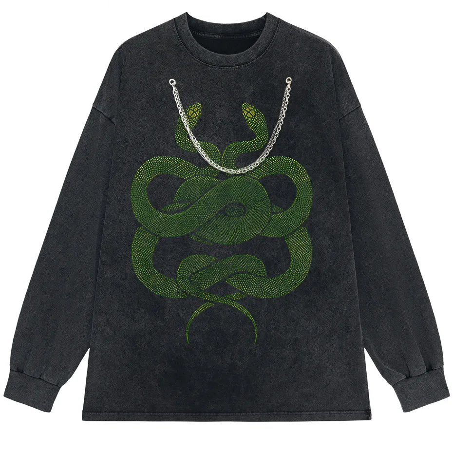 Gothic Dark Cartoon Print T-Shirt Women Harajuku Punk Y2K Streetwear