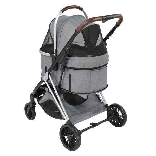 3 in 1 Pet Stroller. Designed for convenience, safety, and style, it's the perfect gift for your beloved furry companions