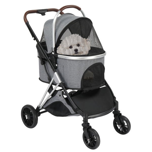 3 in 1 Pet Stroller. Designed for convenience, safety, and style, it's the perfect gift for your beloved furry companions