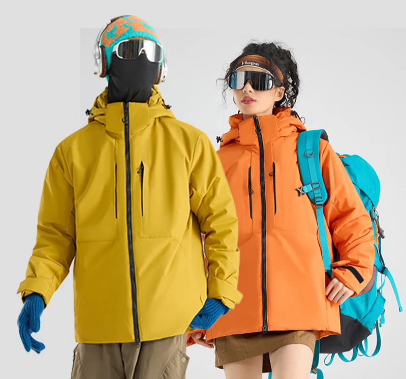 Waterproof Fleece Jackets Windproof Thermal Windbreaker Skiing Raincoat