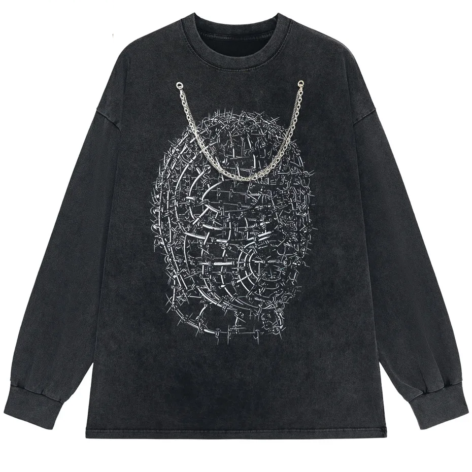 Gothic Vintage Grunge Y2K Oversized Anime T-Shirt