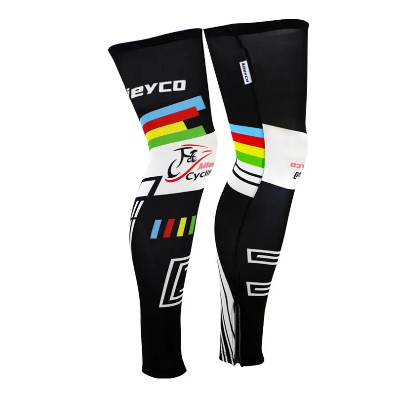 Men Ice Silk UV Sun Protection Leg Sleeves Lightweight Breathable Outdoor Cycling Running Sports Leggings