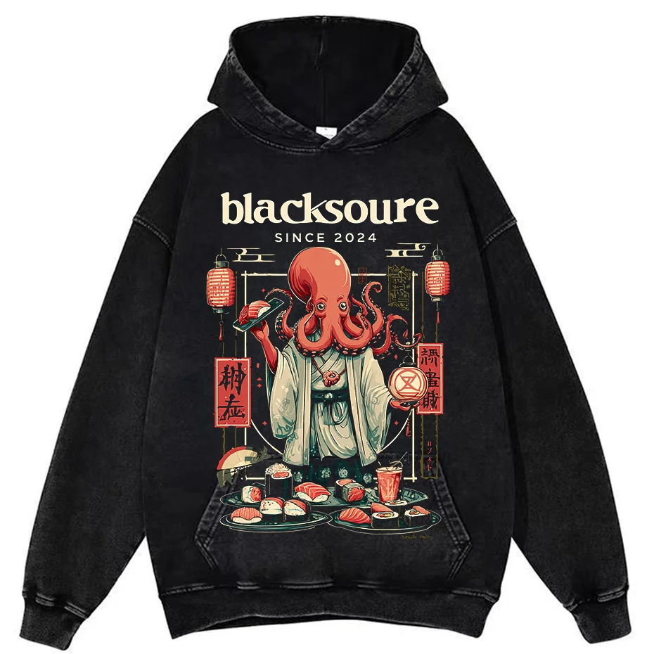 Octopus Ocean Graphic T-Shirt Cute Creative Unisex Tee