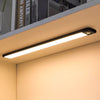 Dimmable LED Motion Sensor Under Closet Light Rechargeable Magnetic Cabinet Lamp