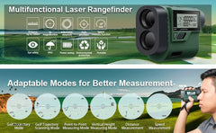 1000m Telescope Laser Rangefinder Laser Distance Meter Golf Hunting laser Range Finder Tape Measure Roulette Sports - Vimost Shop