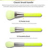 10/15pc Neon Makeup Brushes Professional Powder Foundation eye Blending Contour Makeup Brushes Set Synthetic Hair Brush - Vimost Shop