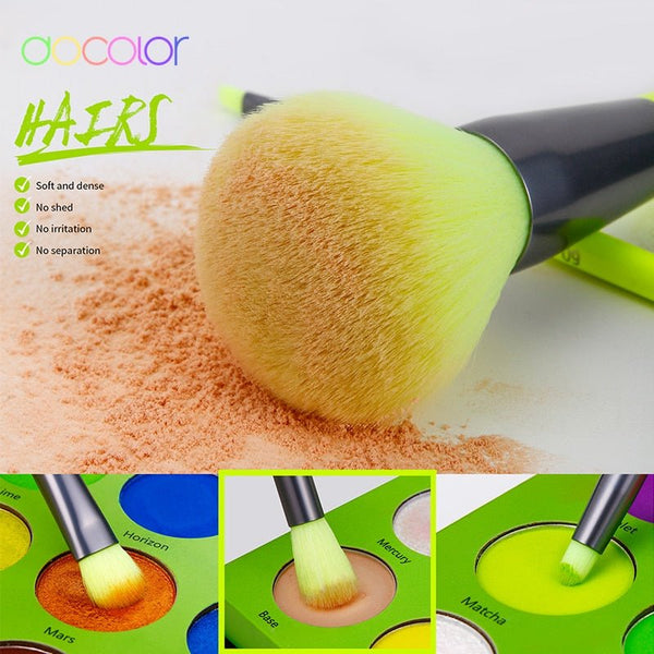 10/15pcs Neon Peach Makeup Brushes Soft Synthetic Hair Powder Blush Foundation eye Blending Contour Makeup Brushes Set - Vimost Shop