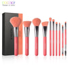 10/15pcs Neon Peach Makeup Brushes Soft Synthetic Hair Powder Blush Foundation eye Blending Contour Makeup Brushes Set - Vimost Shop