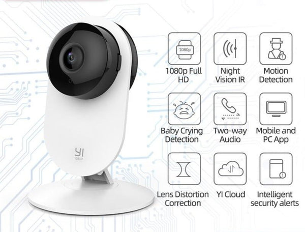1080p WiFi Home Camera Wireless IP Security Surveillance System (US/EU Edition) AI Human detection nanny monitor Night vision - Vimost Shop