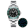 10ATM 100M Water Resistant 40mm Men's Black Dial Green Sub Diver Watch Automatic MIYOTA Mov't Sapphire Crystal Homage - Vimost Shop