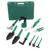 10PC Gardening Toolkit Iron Green Contain Shovel Tine Rake Pruning Shear Weeding Knife Spray Bottle[US-Stock] - Vimost Shop