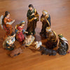 11 Piece Nativity Set 12 Inch Statue Baby Jesus Manger Christmas Crib Ornament Church Xmas Gift Home Decoration - Vimost Shop