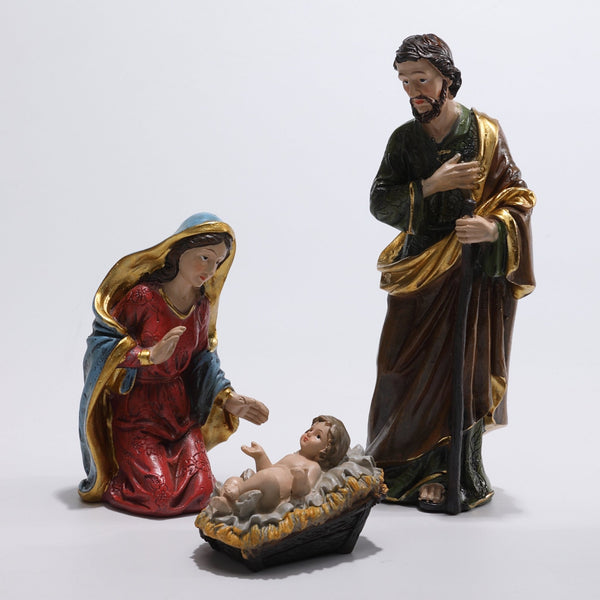 11 Piece Nativity Set 12 Inch Statue Baby Jesus Manger Christmas Crib Ornament Church Xmas Gift Home Decoration - Vimost Shop