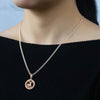 12 Zodiac Sign Constellations Pendant Necklace For Women Men 585 Rose Gold Necklace Fashion Birthday Gifts Drop Shipping - Vimost Shop