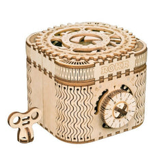 123pcs Creative DIY 3D Treasure Box Wooden Puzzle Game Assembly Toy Gift for Children Teens Adult - Vimost Shop