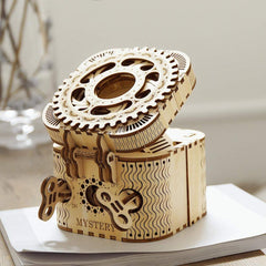 123pcs Creative DIY 3D Treasure Box Wooden Puzzle Game Assembly Toy Gift for Children Teens Adult - Vimost Shop