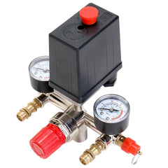 125 PSI 12 Bar Small Air Compressor Pressure Switch Control Adjustable Regulator Valve Instrument Pressure Gauge - Vimost Shop