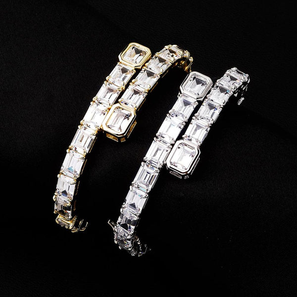 12mm Bracelet High Quality Iced Out Cubic Zirconia Women's Bracelet Hip Hop Fashion Charm Jewelry Gift For Men Women - Vimost Shop