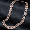 12mm Micro Pave CZ Cuban Link Chains Necklaces Luxury Bling Choker Iced Out Zircon Punk Women Men Couple Jewelry Christmas Gifts - Vimost Shop