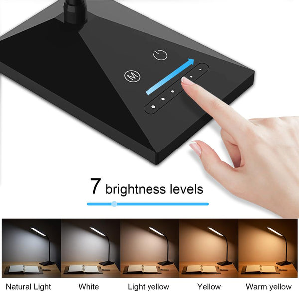 12W 72LED Desk Lamp Flexible Touch Sensor LED Reading Dimmable Lamp Night Light - Vimost Shop
