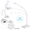 12W Touch Sensor Dimmable USB Gooseneck Desk Table Reading Lamp Light - Vimost Shop