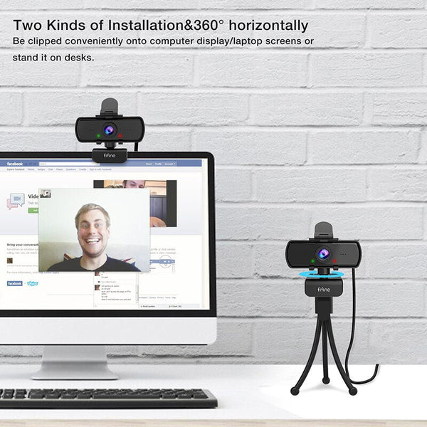 1440p Full HD PC Webcam with Microphone, tripod, for USB Desktop & Laptop,Live Streaming Webcam for Video Calling-K420 - Vimost Shop